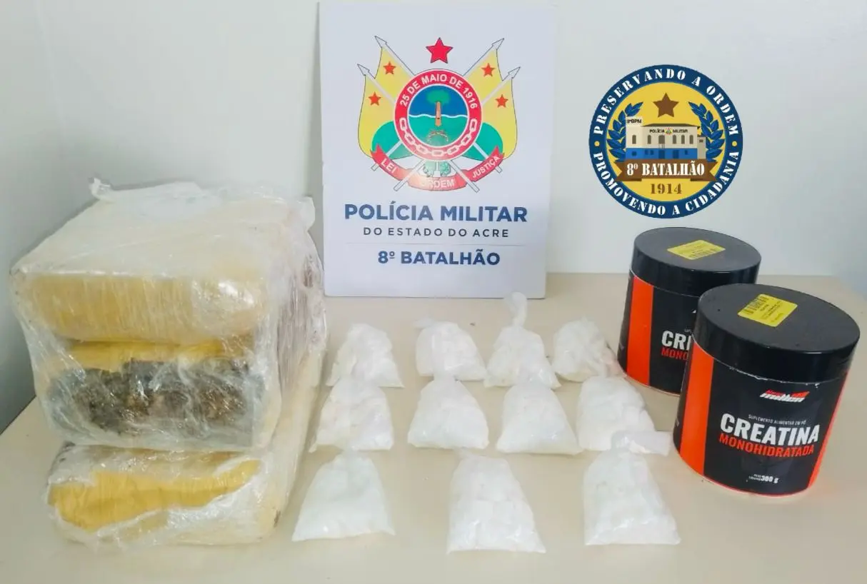 No Acre, polícia prende mulher que misturava drogas com creatina
