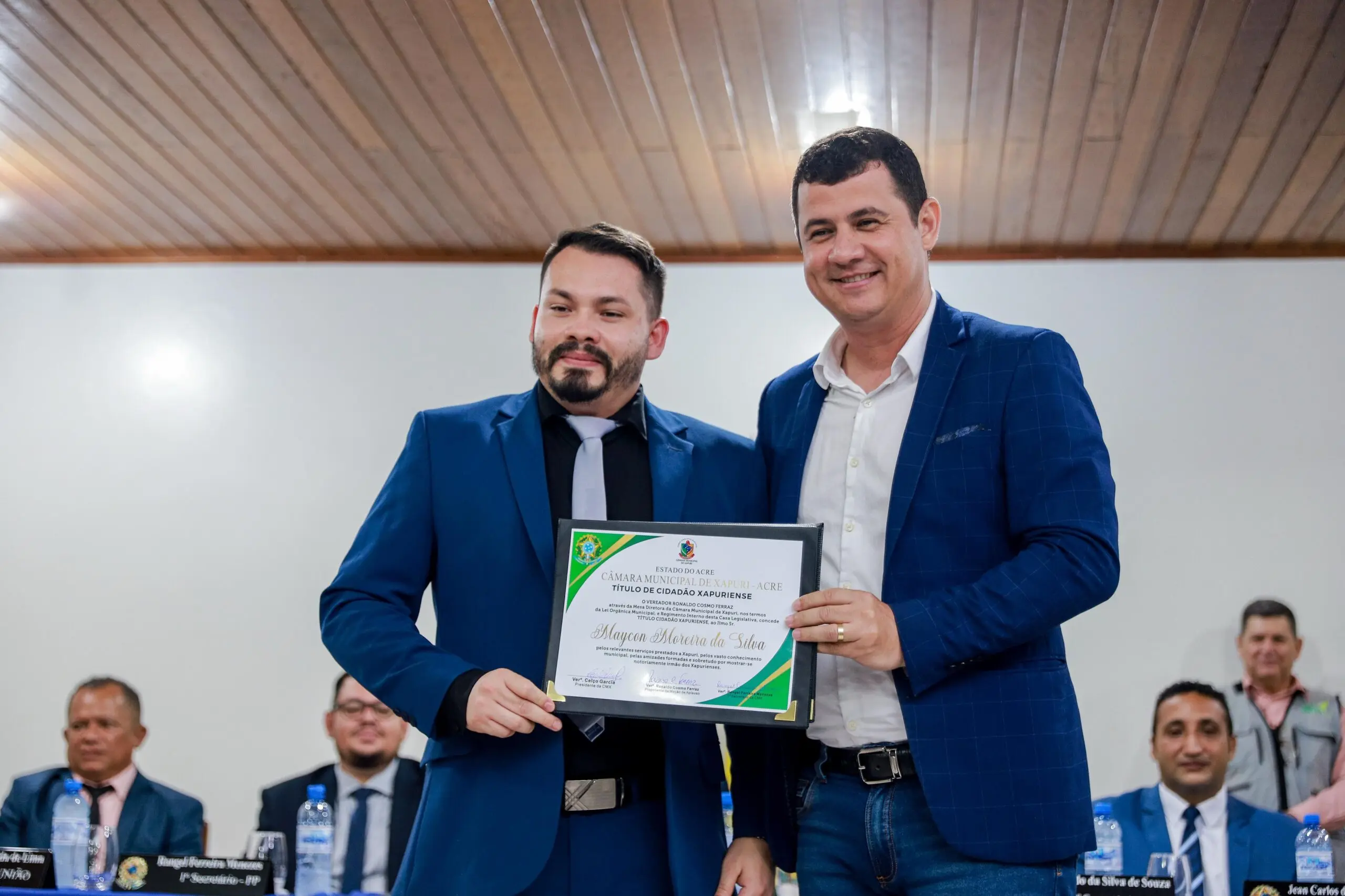 Título de Cidadão de Xapuri: Maycon Moreira recebe honraria em cerimônia emocionante