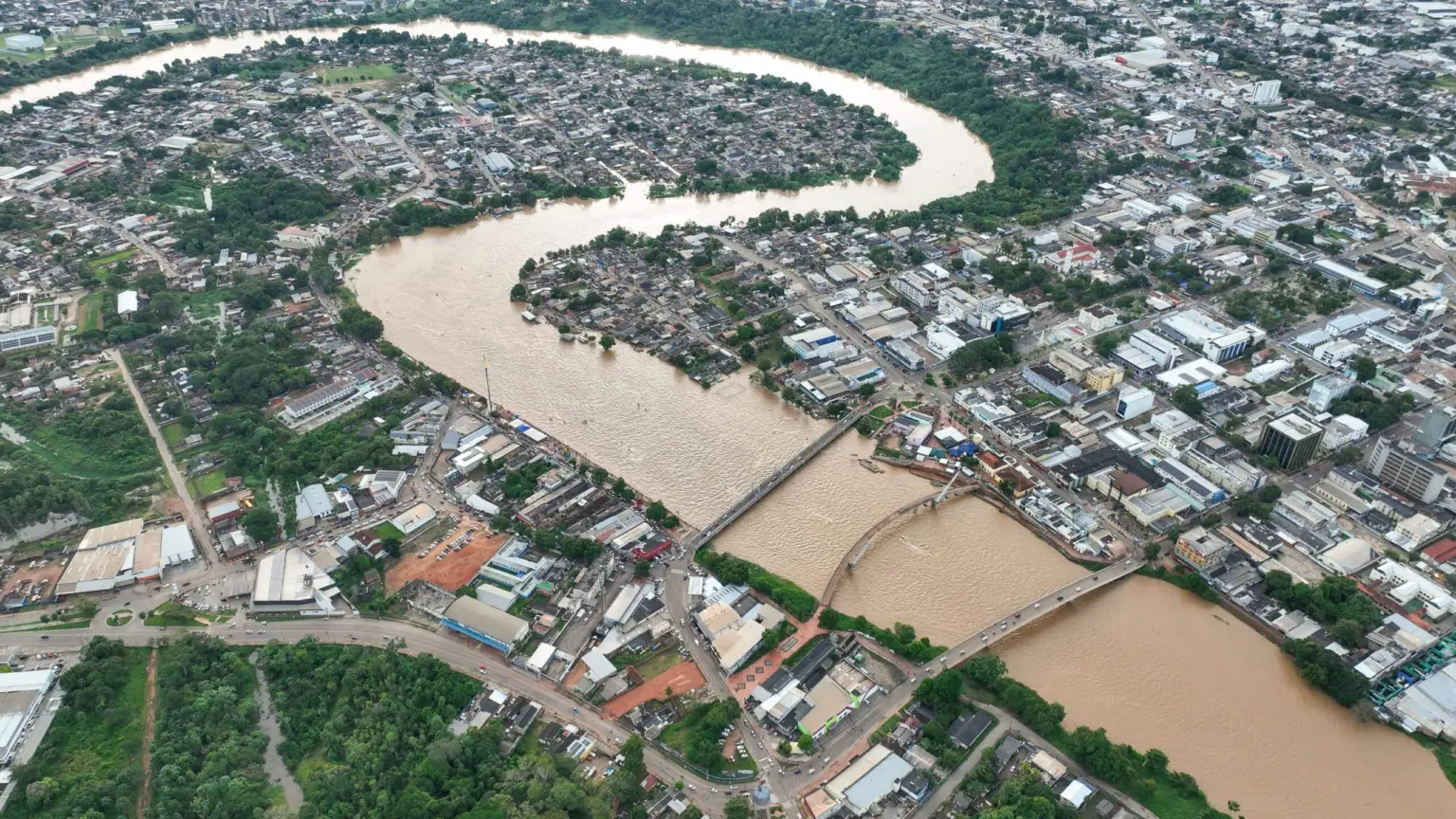 Após queda, nível do Rio Acre volta a subir na capital acreana e atinge 8,48 metros; confira