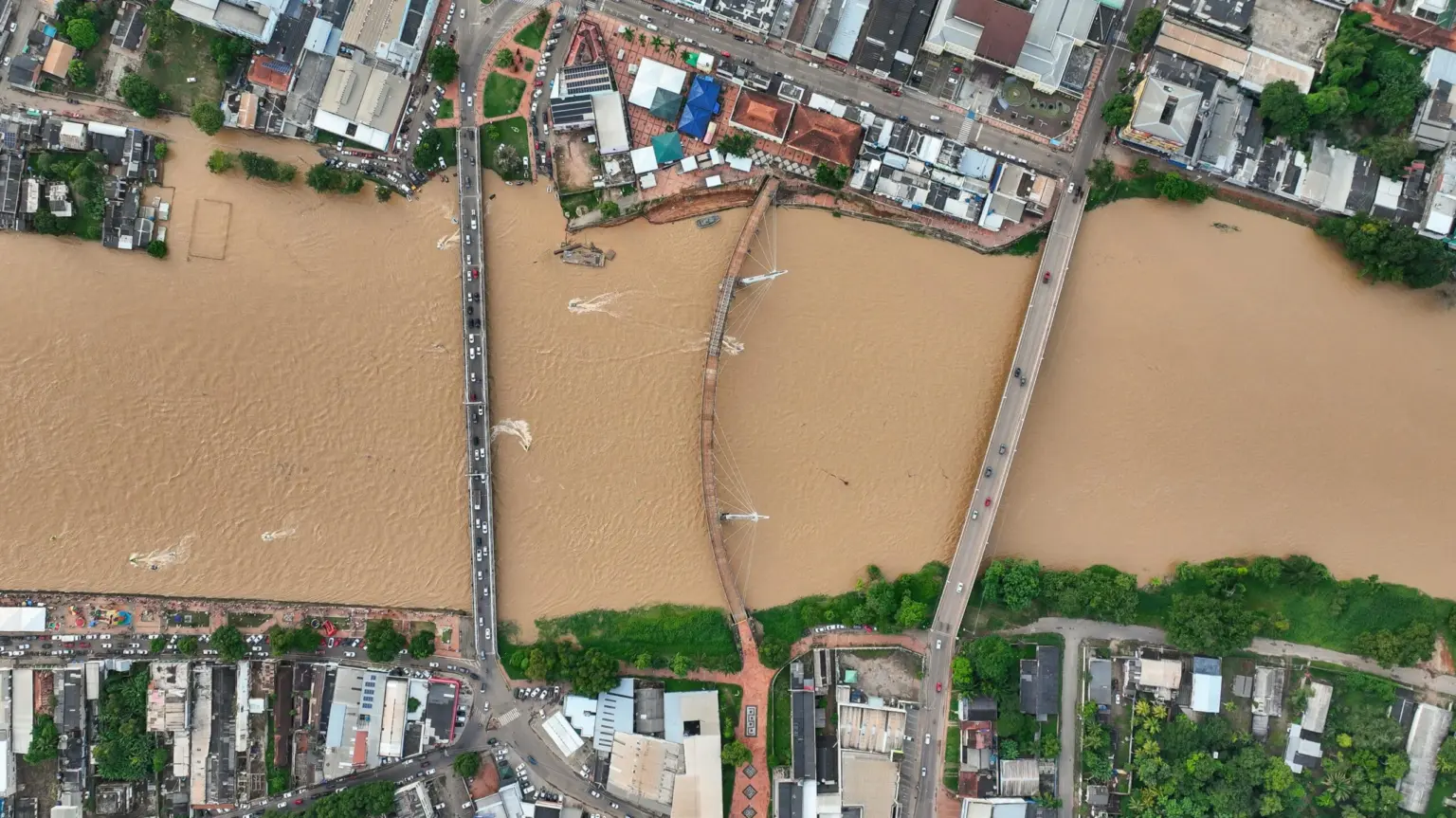 Rio Acre sai da cota de transbordamento e segue baixando na capital acreana; veja medição