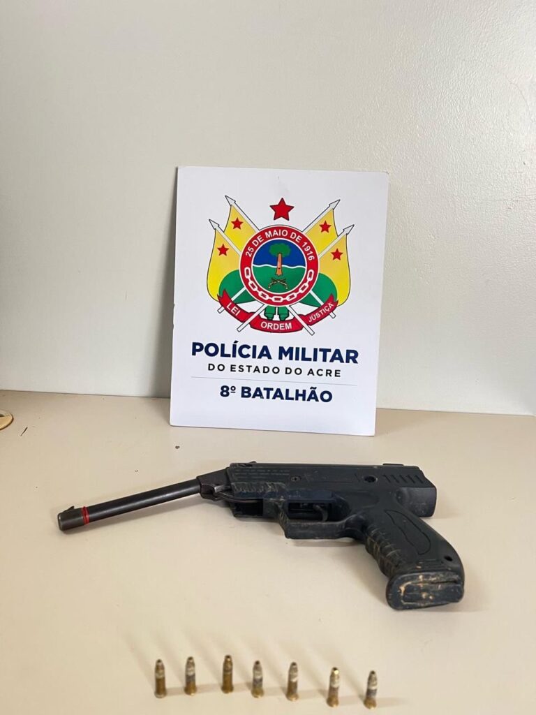 Homem é preso por porte ilegal de arma em município no interior do Acre