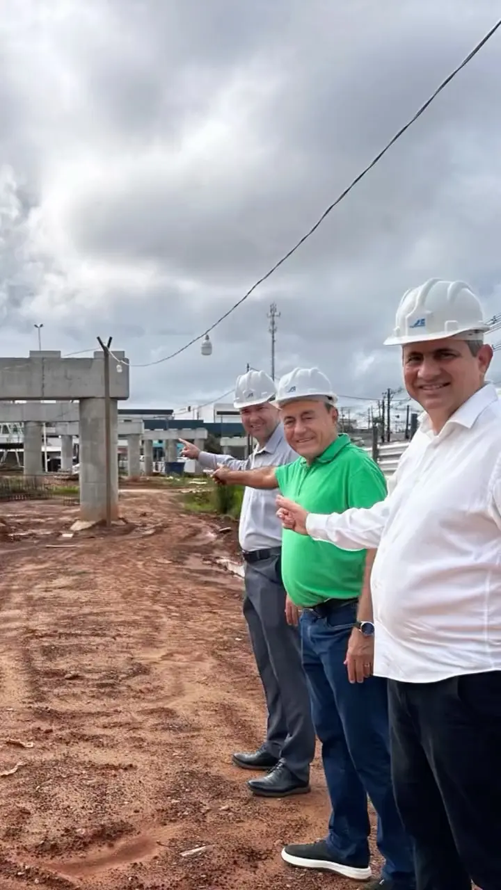 Bocalom visita obra do viaduto da AABB e brinca com o Dia da Mentira: “A obra é de verdade”