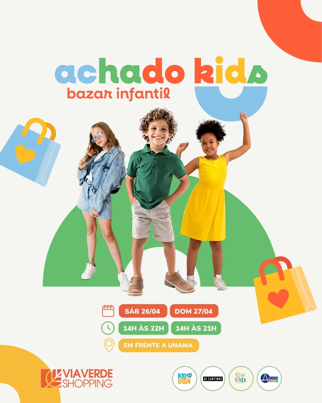 Preços acessíveis e grandes oportunidades: Via Verde Shopping anuncia BAZAR KIDS