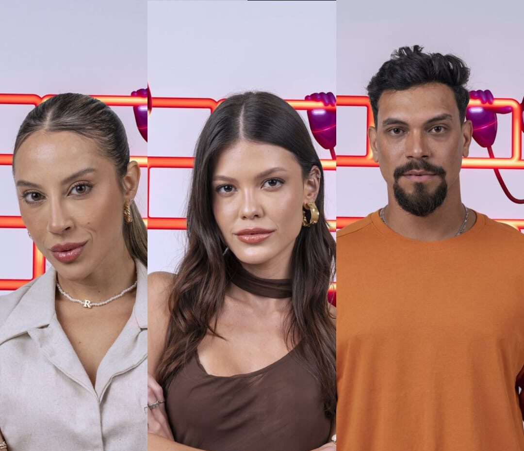 Paredão formado: Vinícius, Vitória e Renata disputam a preferência do público