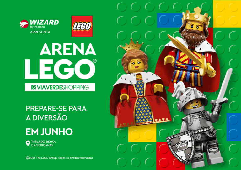 Via Verde Shopping anuncia aventura em blocos com a chegada da Arena LEGO