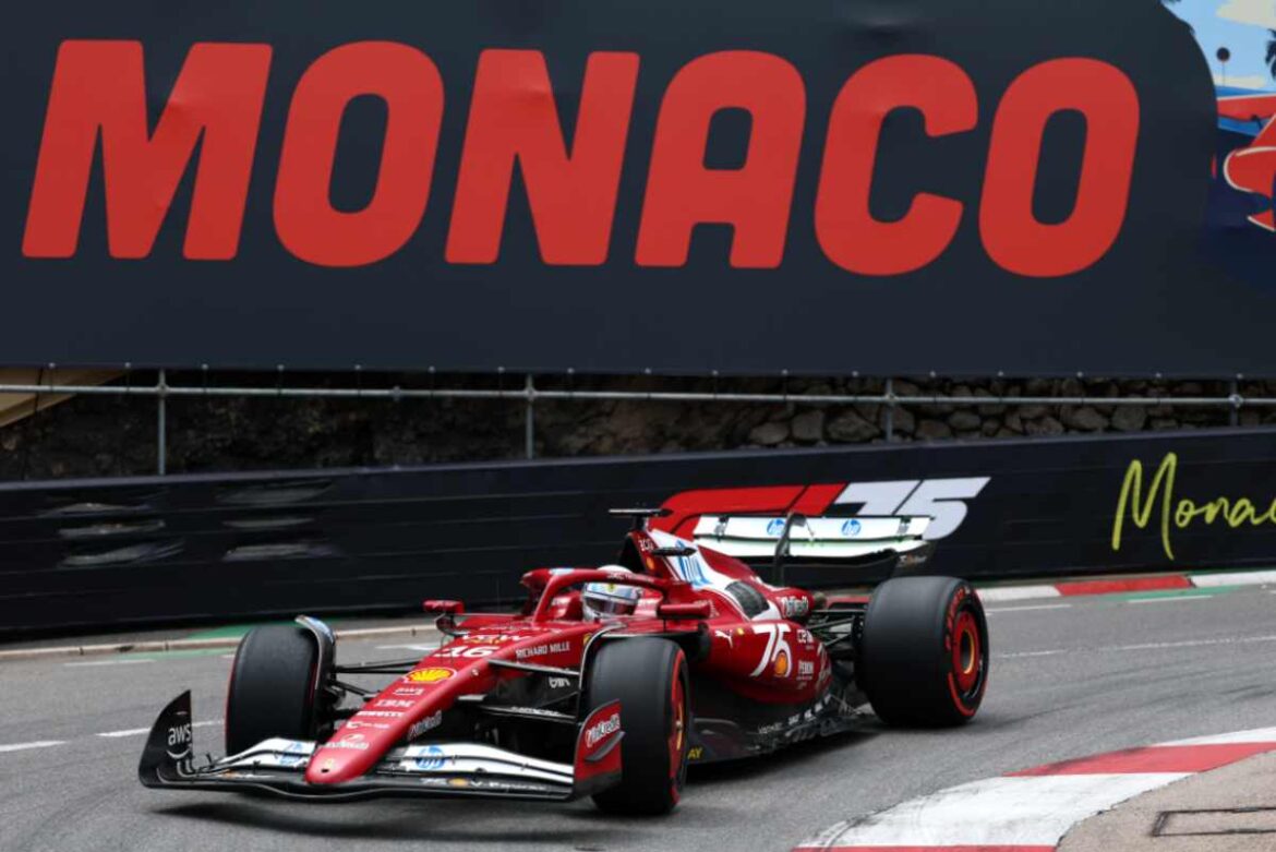 mesmo-com-batida,-leclerc-lidera-primeiro-treino-no-gp-de-monaco