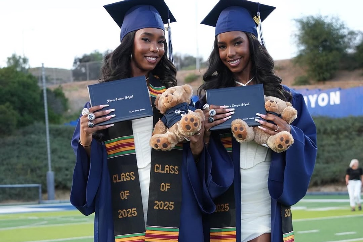 em-meio-a-julgamento-do-pai,-gemeas-de-p.-diddy-comemoram-formatura