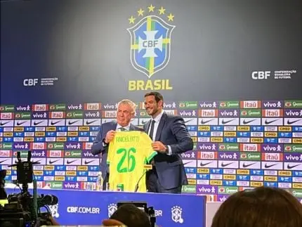 Carlo Ancelotti fala pela primeira vez como novo técnico da Seleção Brasileira