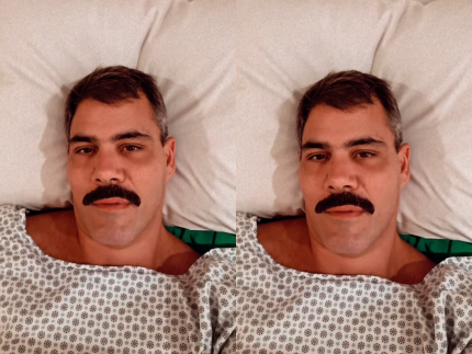 juliano-cazarre-faz-cirurgia-no-joelho-e-atualiza-estado-de-saude:-“deu-tudo-certo”