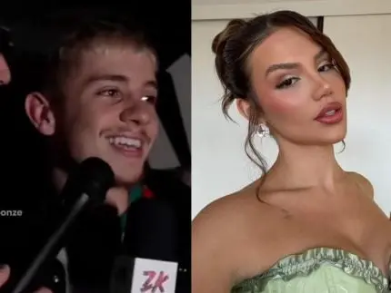 Namorando Marina Sena, Juliano Floss desconversa após pergunta sobre ex: “Tô em outra”