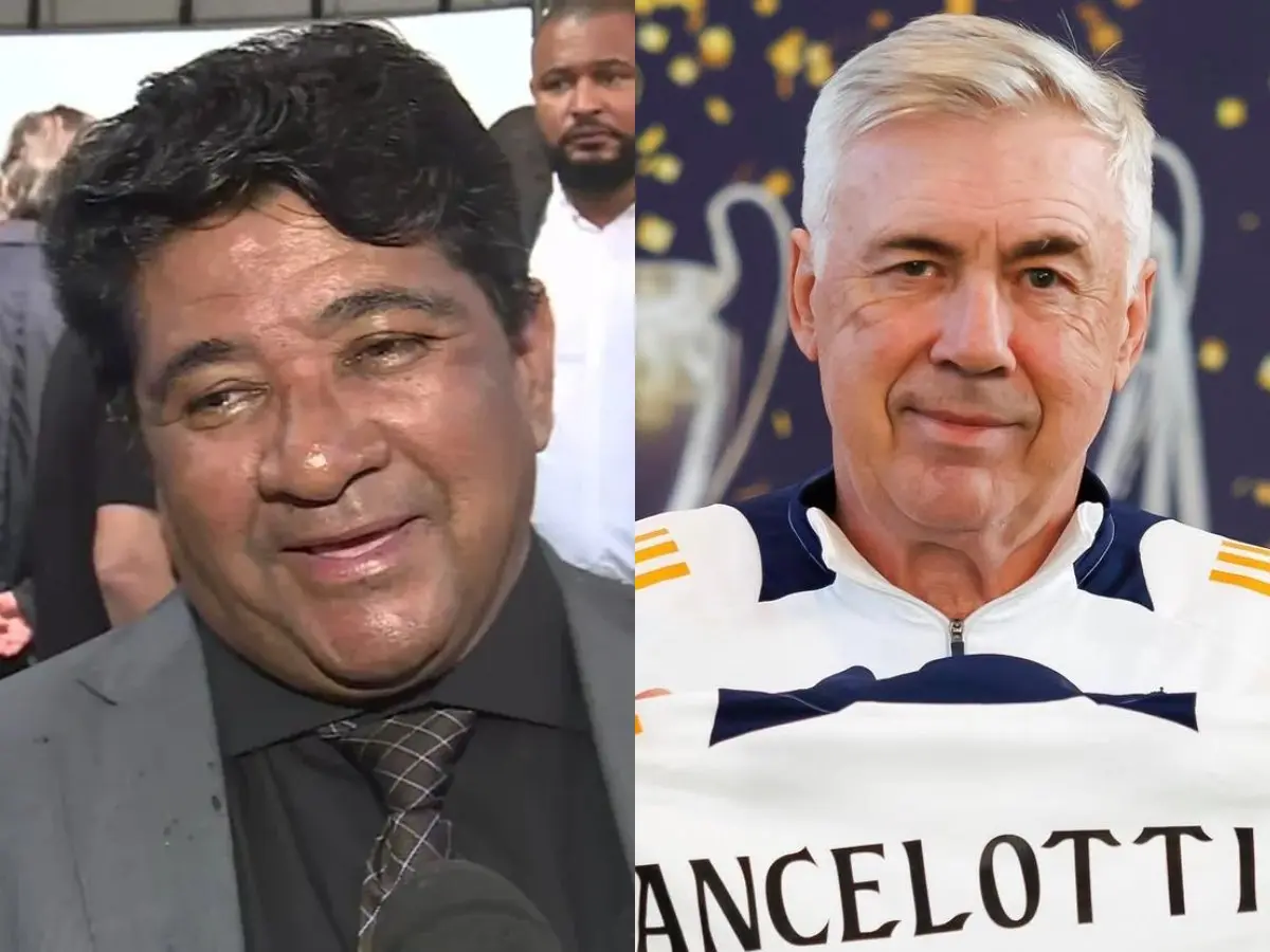 (Ednaldo Rodrigues e Carlo Ancelotti