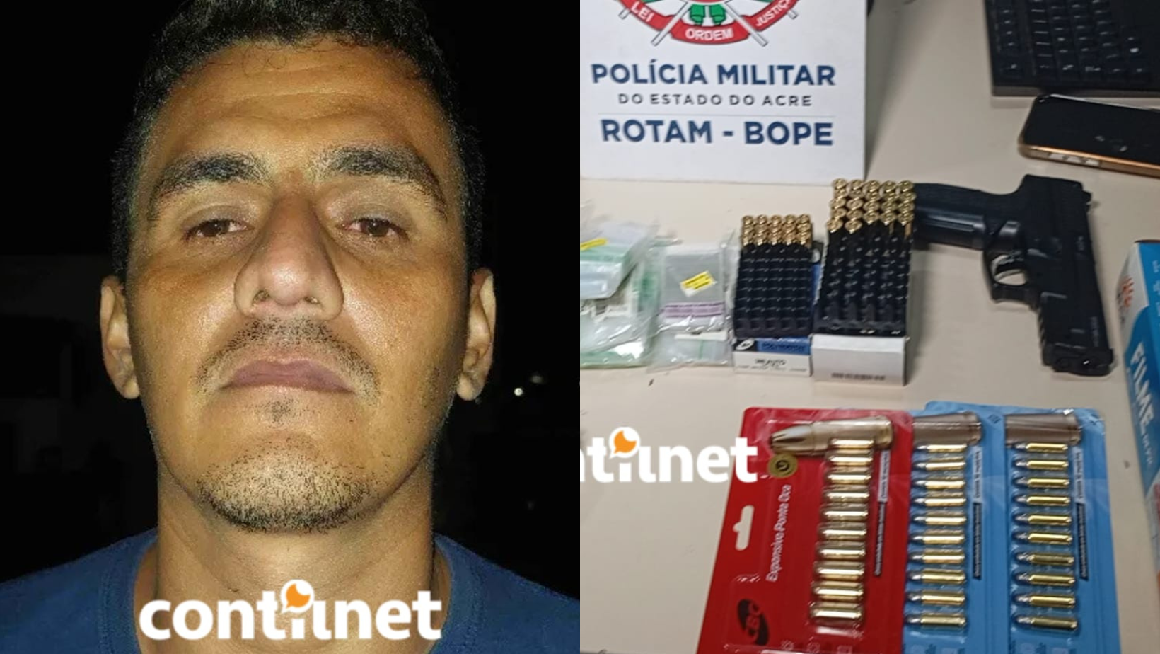 Polícia prende homem acusado de comercializar drogas e munições em apartamento de Rio Branco