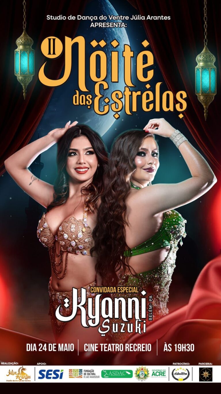 Rio Branco terá espetáculo especial de dança do ventre; veja detalhes na coluna da Kelly