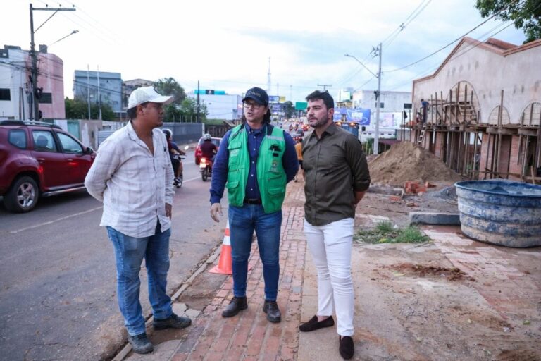 Governador Gladson Camelí vistoria obras do Complexo Viário da Avenida Ceará