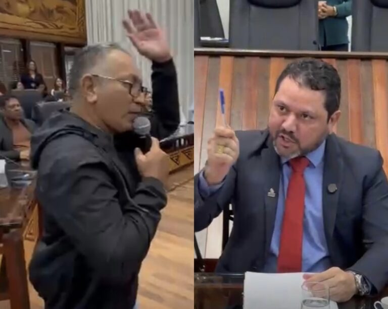 Morador e secretário batem boca durante audiência na Aleac sobre mudança do Centro Pop; assista