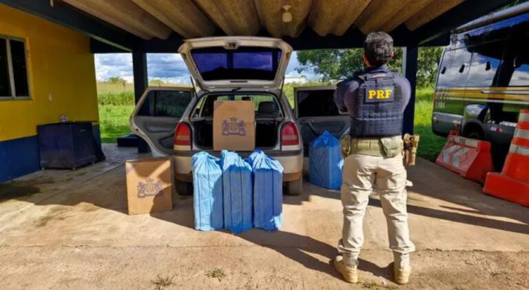 Após fuga, PRF apreende mais de 3.700 maços de cigarros contrabandeados em Rio Branco