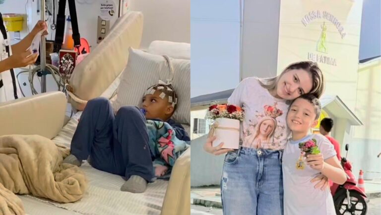 Milagre e fé: influenciadora emociona ao relatar superação do filho com paralisia cerebral