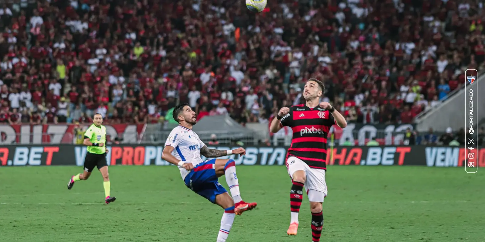 Fla enfrenta Fortaleza mirando ponta da classificação do Brasileiro