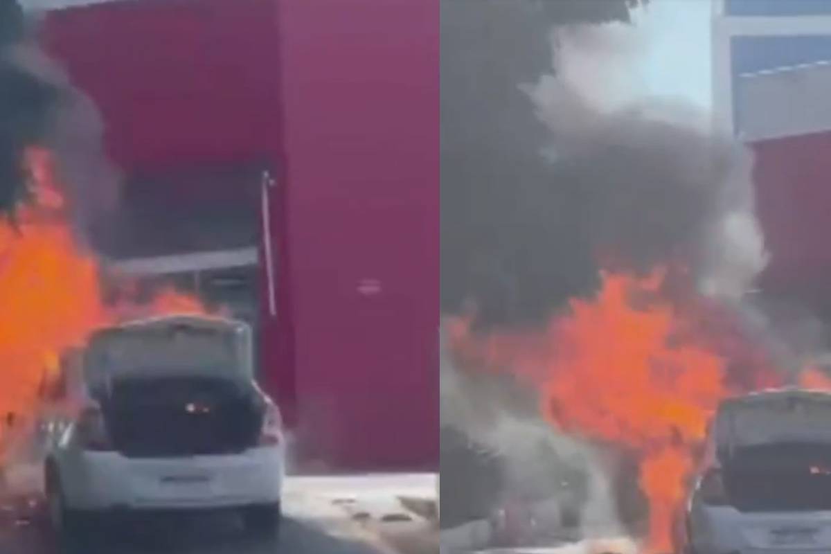 video:-carro-fica-em-chamas-em-frente-a-farmacia-no-interior-de-sp
