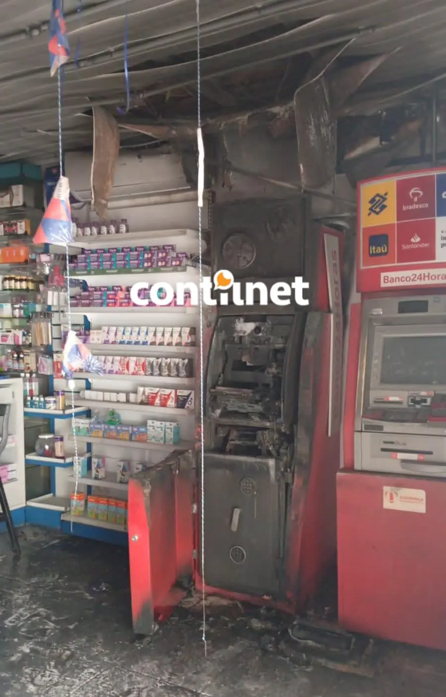 Criminosos invadem farmácia e explodem caixa eletrônico em bairro de Rio Branco