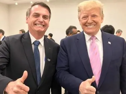 Trump volta a defender Bolsonaro e faz apelo: “Deixem o grande ex-presidente em paz”