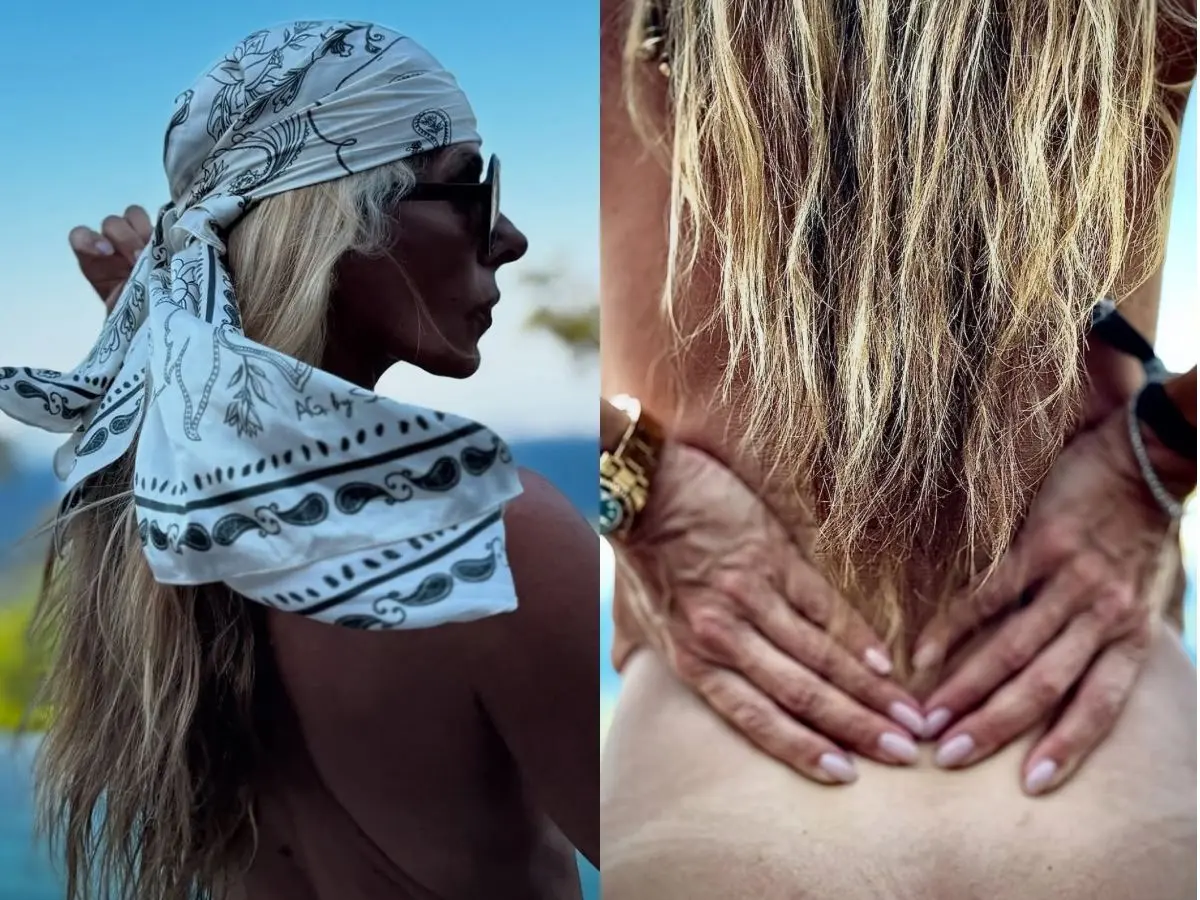 “Feliz assim”: Adriane Galisteu responde críticas sobre corpo após fotos seminuas na praia