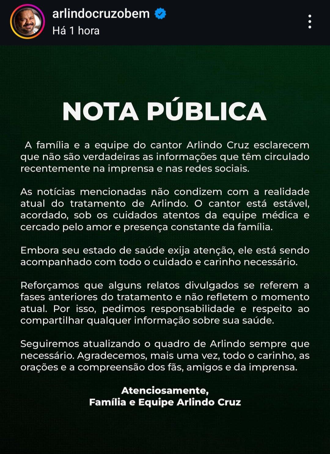 familia-de-arlindo-cruz-desmente-rumores-sobre-estado-de-saude-do-cantor:-“esta-estavel”