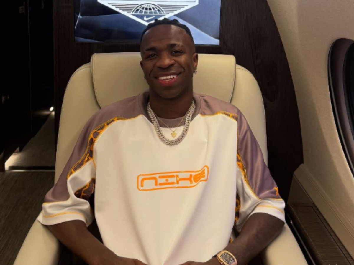 Portal LeoDias confirma: Travis Scott está na festa de Vini Jr. neste momento