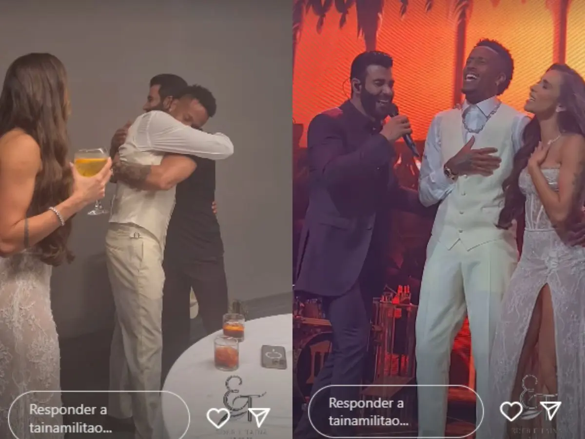 Convidada de Militão e Tainá é vencida pelo sono e nem Gusttavo Lima dá jeito