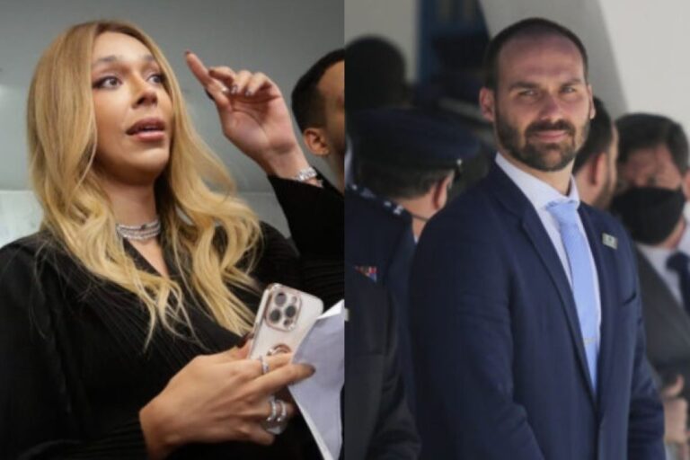 Transfobia: chamada de João, Erika Hilton processa Eduardo Bolsonaro