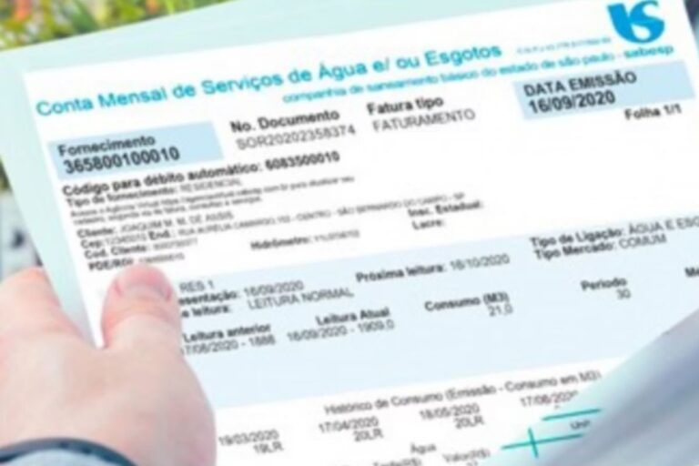 Conta de água em SP poderá ter desconto de até 78%. Entenda
