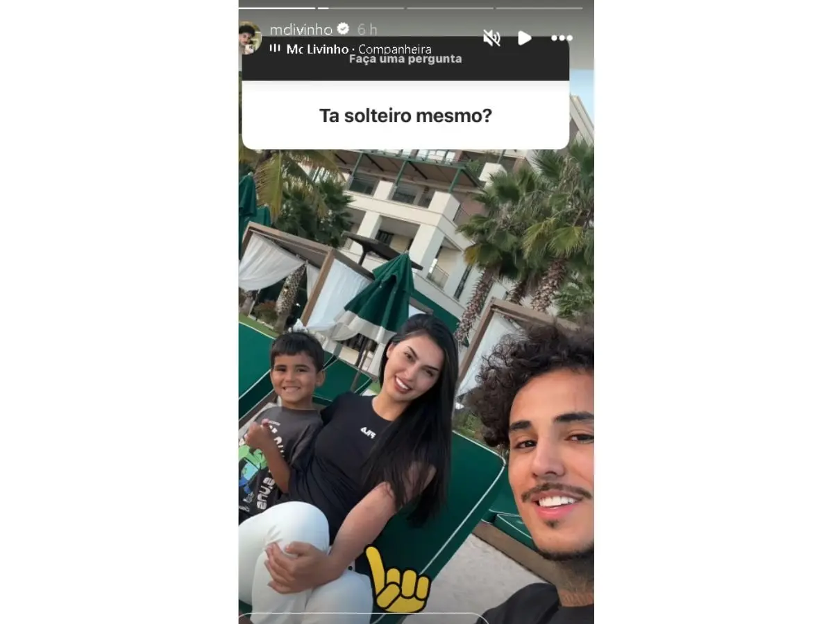 Reataram? Livinho confirma estar casado, mesmo após influenciadora anunciar término