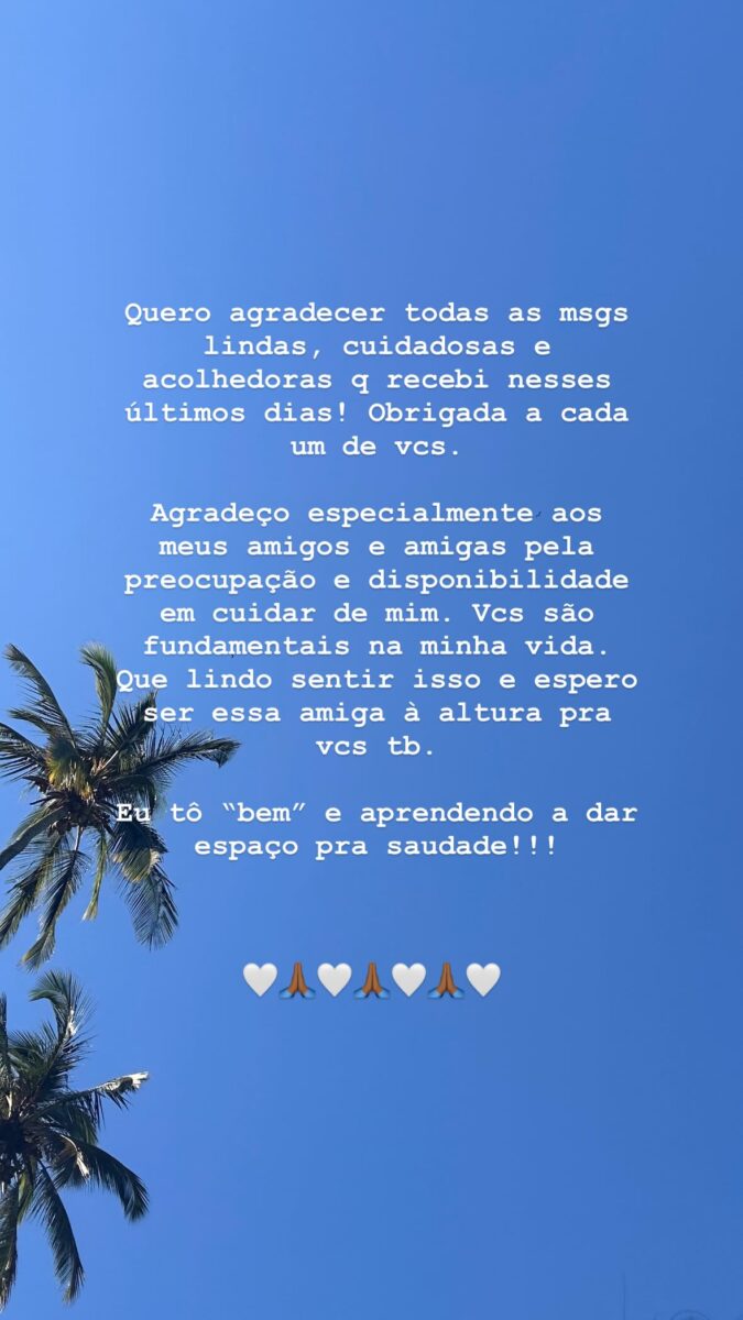 “aprendendo-a-dar-espaco-para-a-saudade”:-bela-gil-fala-sobre-luto-apos-morte-de-preta-gil