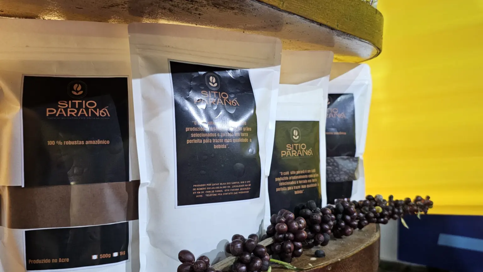 Com degustações gratuitas e lançamentos de produtos, café acreano é destaque no espaço Sebrae