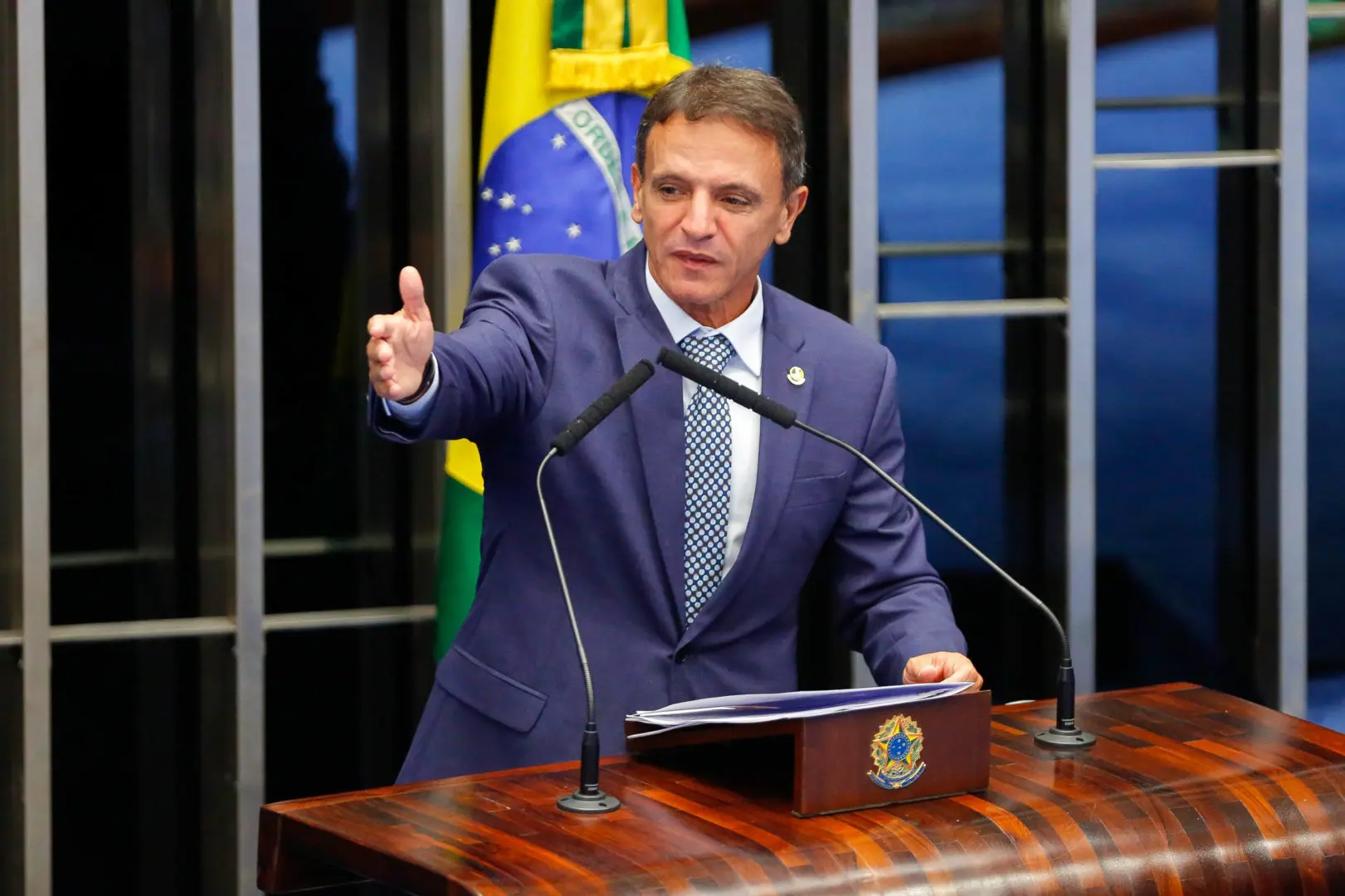 Marcio Bittar realiza palestra sobre anistia e liberdade durante seminário em Portugal
