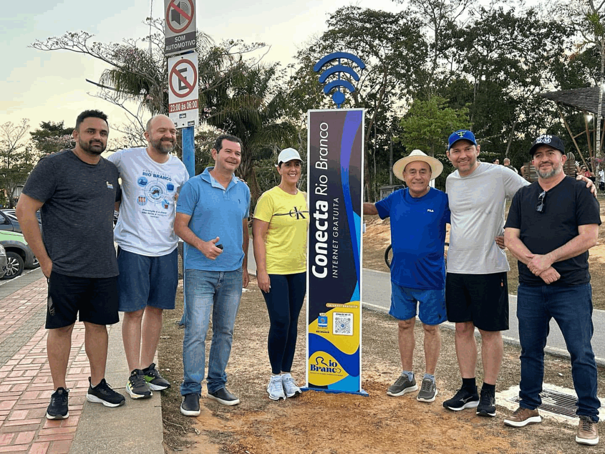 Conectividade: Prefeitura de Rio Branco instala ponto de internet gratuita no Parque Ipê Conectividade: Prefeitura de Rio Branco instala ponto de internet gratuita no Parque Ipê