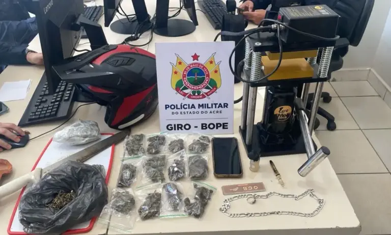 Homem é preso por tráfico de drogas próximo à UFAC