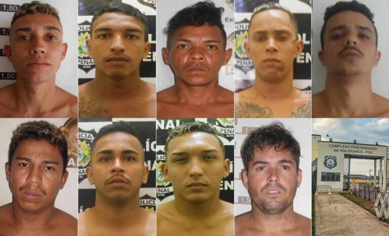 Fuga de 9 detentos em Rio Branco completa um mês e nenhum deles foi recapturado