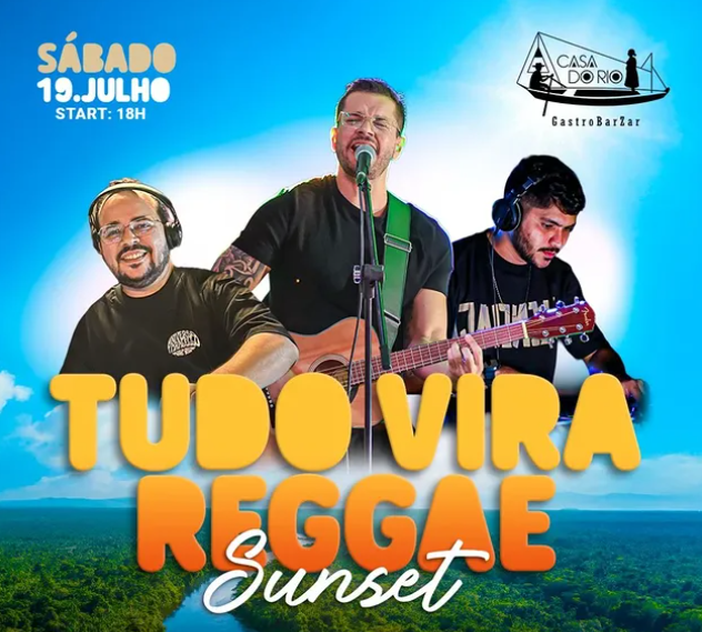 Tudo vira eletrônico: Casa do Rio recebe edição especial de sunset neste sábado