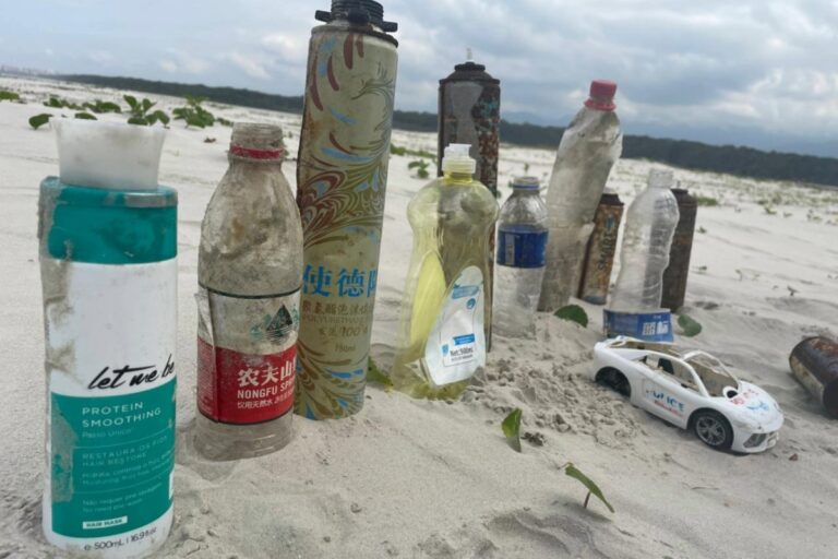 Lixo internacional no litoral de São Paulo aumenta 500% em cinco anos