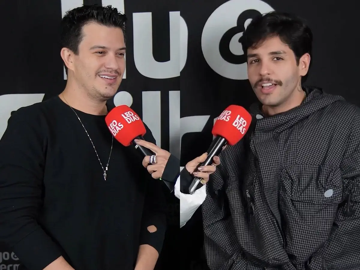 Hugo, dupla de Guilherme, aproveita gravação de DVD ao lada da esposa
