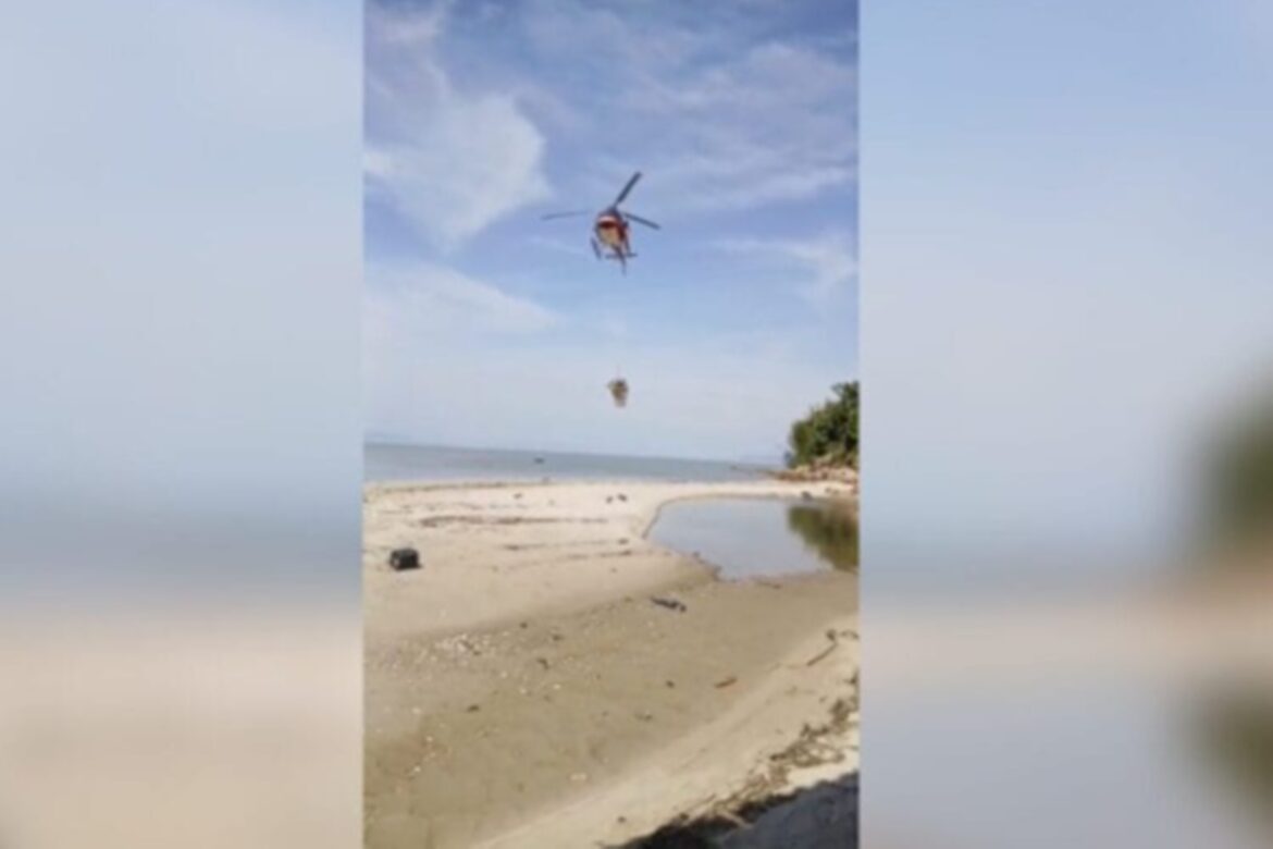 sc:-embarcacao-naufraga,-deixa-pessoas-a-deriva-e-mobiliza-helicoptero