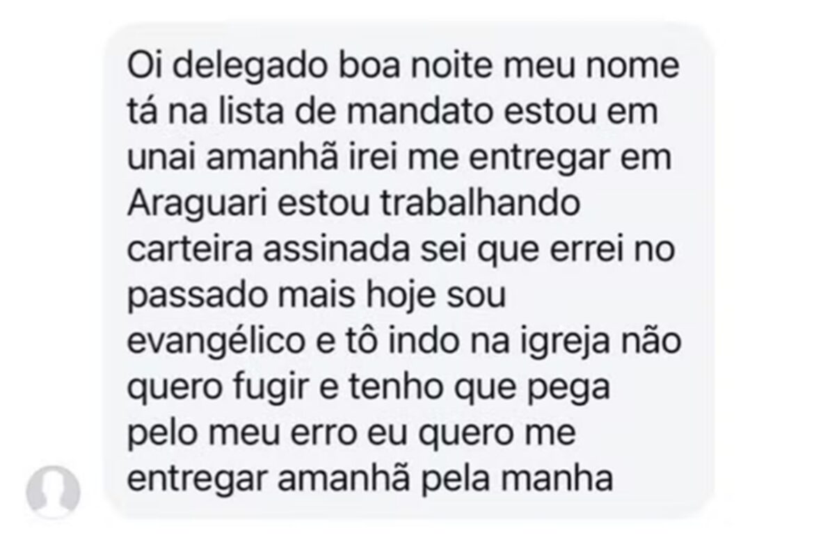 foragido-envia-mensagem-a-delegado-e-se-entrega:-“virei-evangelico”