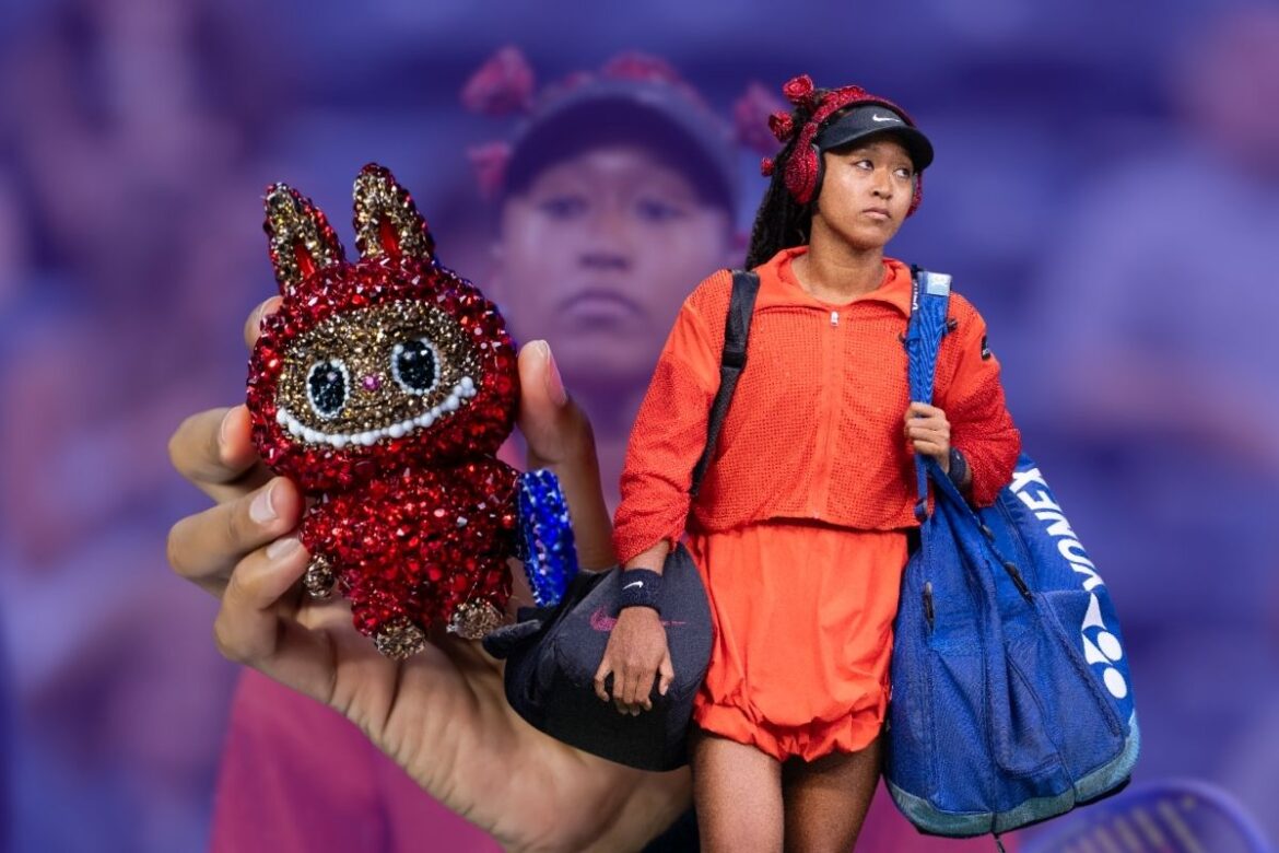com-labubus-cravejados,-naomi-osaka-transforma-quadras-em-passarelas