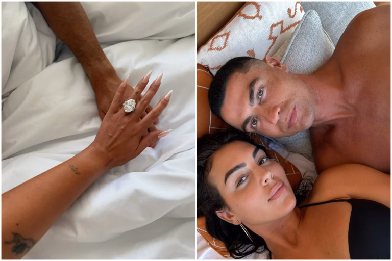 Georgina Rodríguez aceita pedido de casamento de Cristiano Ronaldo