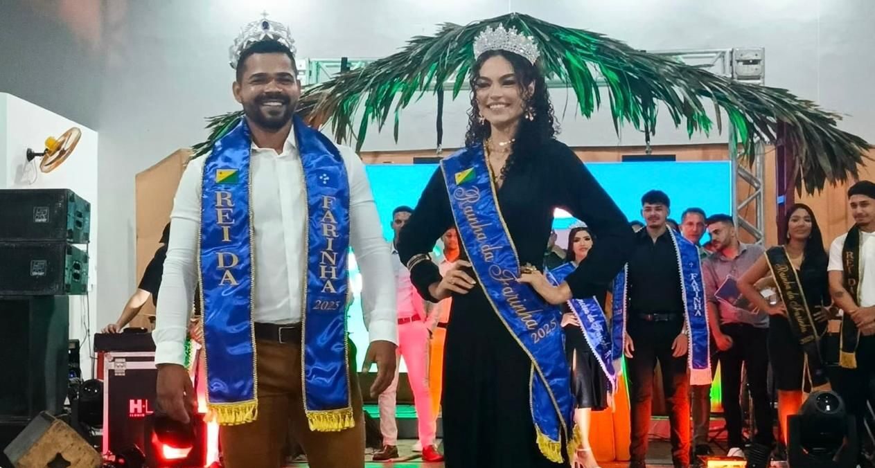 Cruzeiro do Sul elege rei e rainha da Farinha 2025 durante grande final do festival Cruzeiro do Sul elege rei e rainha da Farinha 2025 durante grande final do festival