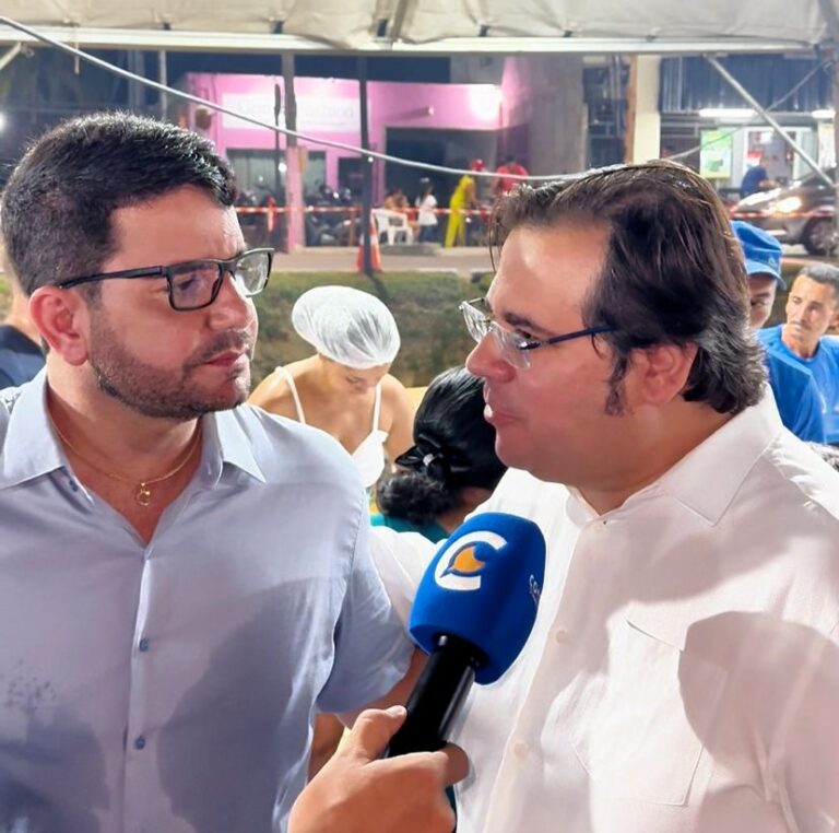 Governador Gladson Cameli visita Festival da Farinha acompanhado de Rueda