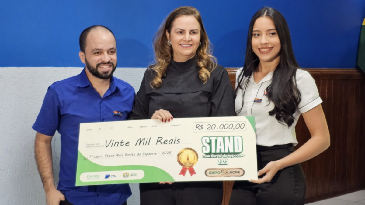 Sem Fronteiras vence concurso de estande mais bonito da Expoacre 2025 com mais de 2,4 mil votos