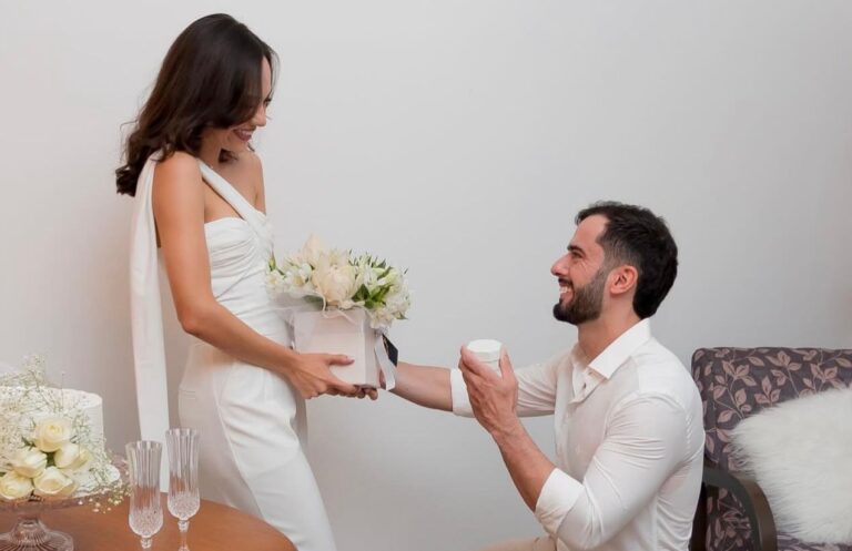 Amor em alta: Penélope Costa e Rodrigo Borges selam noivado em noite especial