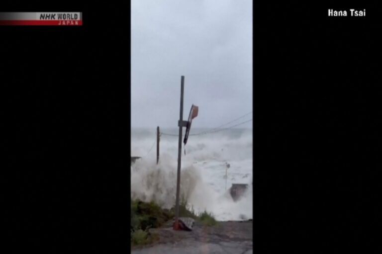 Supertufão deixa 14 mortos e 124 desaparecidos em Taiwan